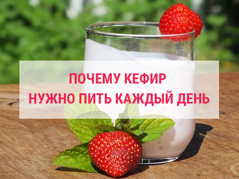 Почему кефир нужно пить каждый день Почему кефир нужно пить каждый день