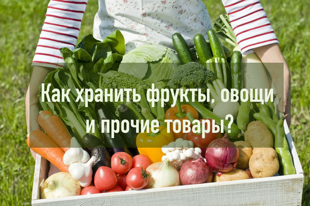 Как хранить фрукты, овощи и прочие товары?