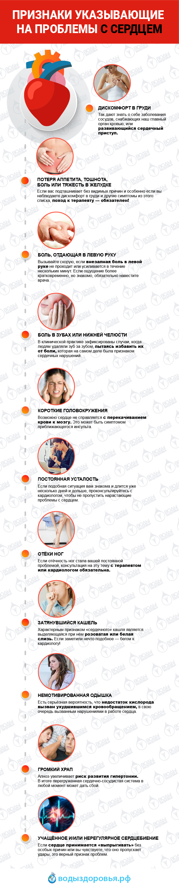 Признаки указывающие на проблемы с сердцем Признаки указывающие на проблемы с сердцем